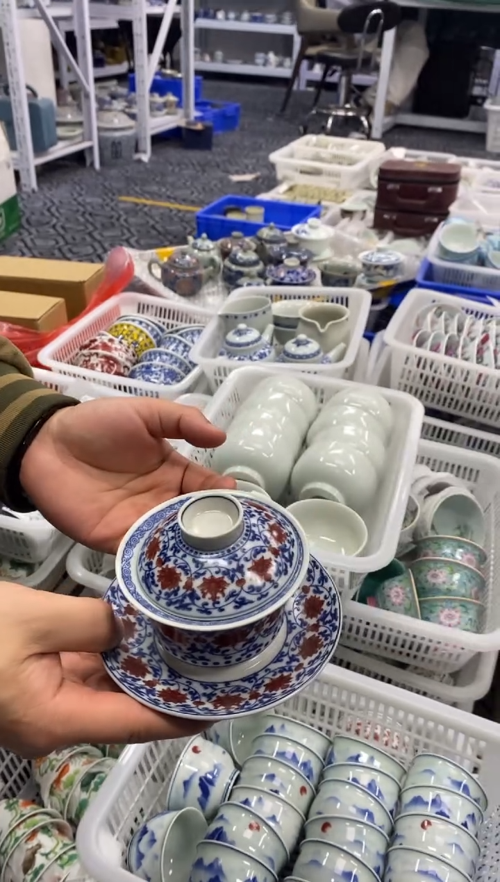 摆件陶景德陶瓷茶具容量约150