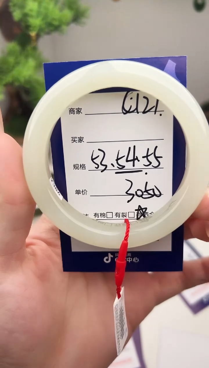 未镶嵌手镯和田玉微色差C127