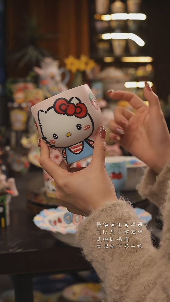 景德镇釉下彩绘设计师款式陶瓷