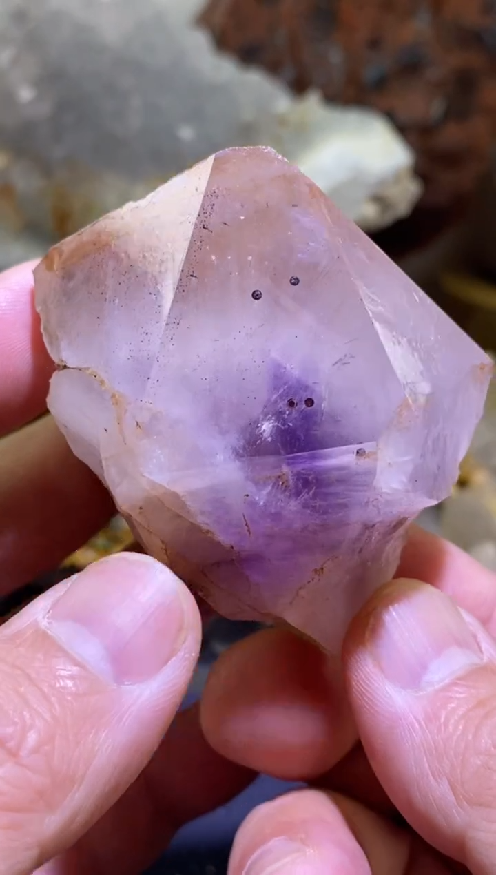 未镶嵌珠宝半成品水晶11号167g四川美姑超七花园水晶