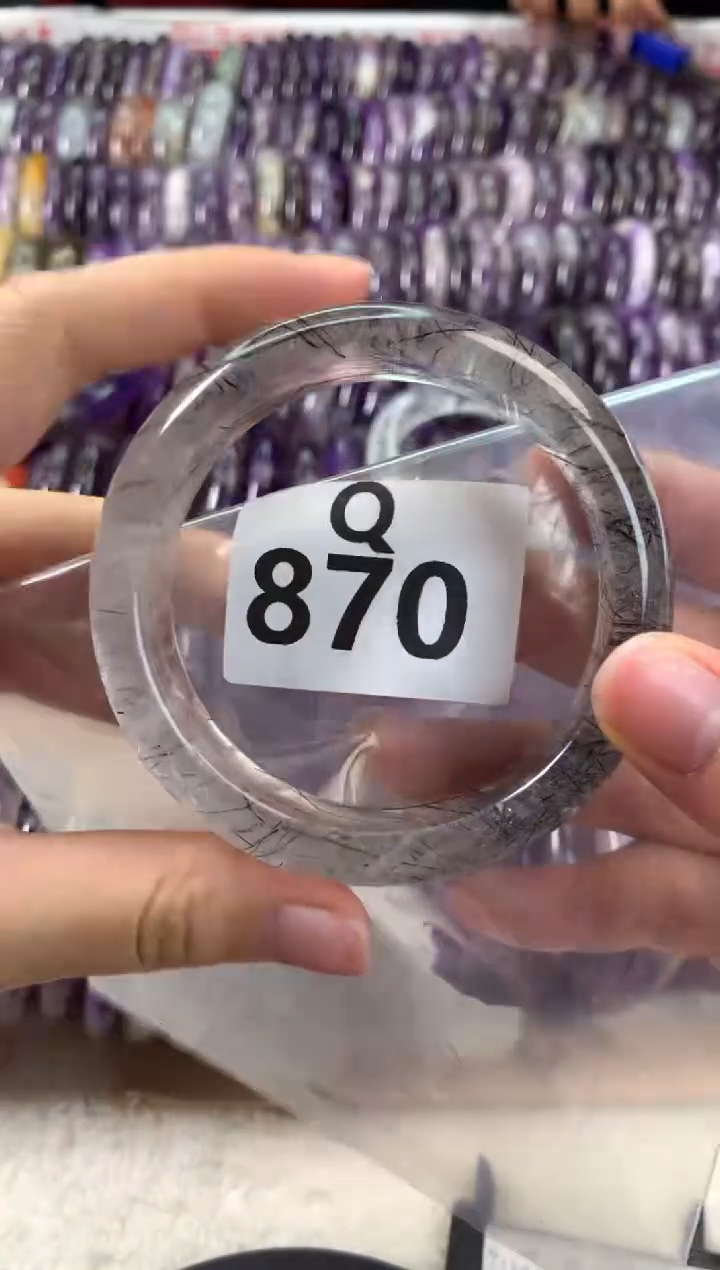 【闪购商品】水晶水晶手镯Q未镶嵌870-57