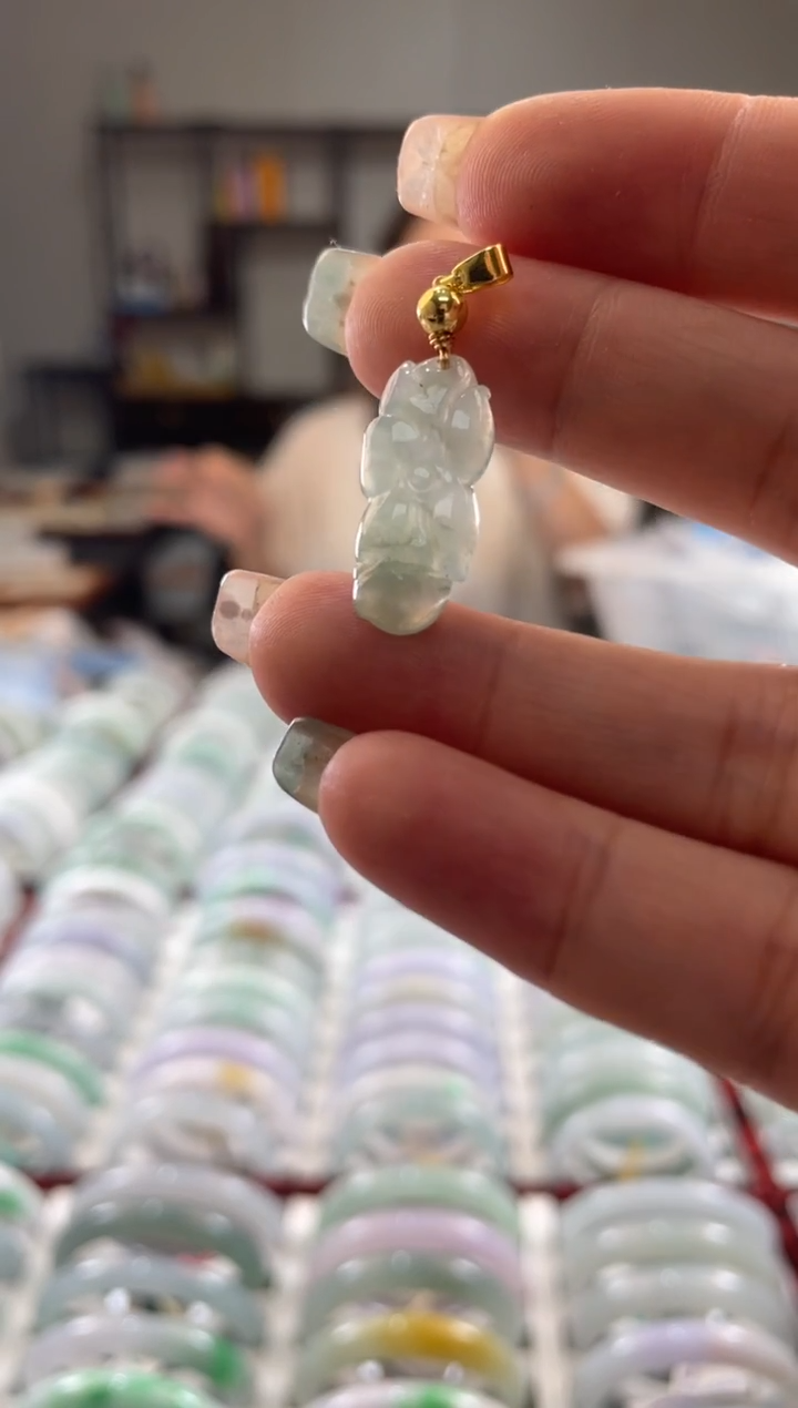 颈饰未镶嵌翡翠多样性发一