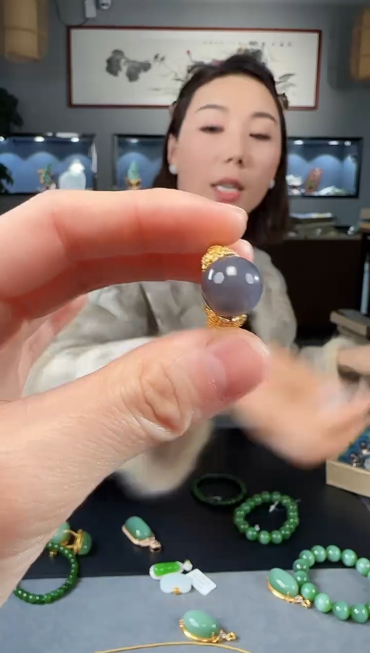【闪购商品】和田玉戒指银S925镶嵌1