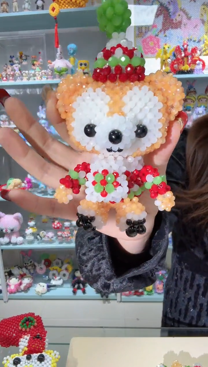 玻璃0411卡4水晶圣诞达菲材料包1套