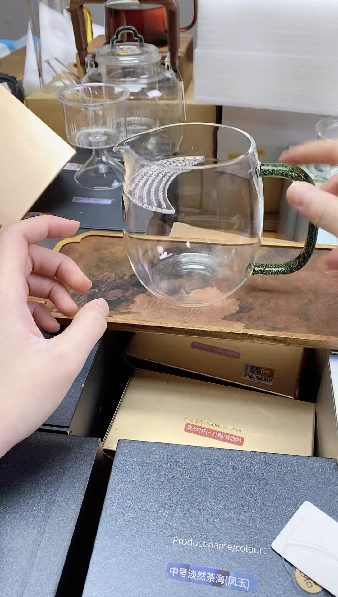 【闪购商品】孤品禾器澄然煮茶器黑金