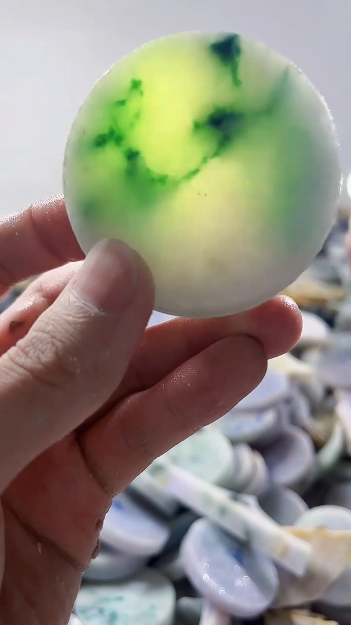 【闪购商品】翡翠裸石缅甸翡翠A货文61