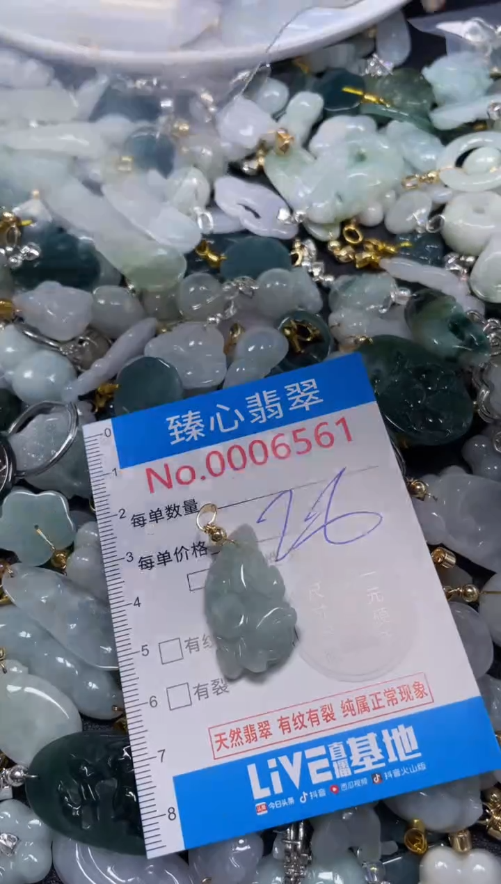 颈饰未镶嵌翡翠6561