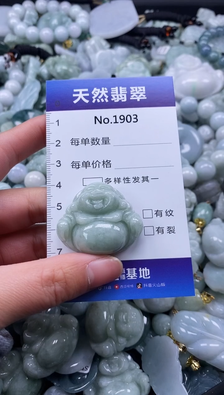 【闪购商品】翡翠颈饰未镶嵌缅甸A货翡翠1903