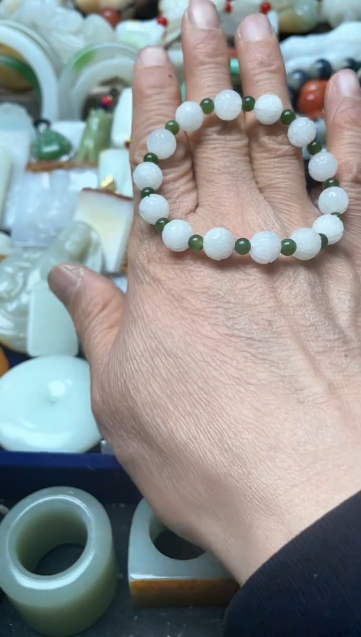 【闪购商品】和田玉手串未镶嵌手串