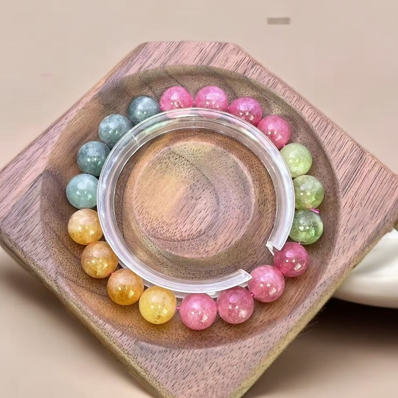 【佳玺珠宝】163 精美手串 糖果碧10mm