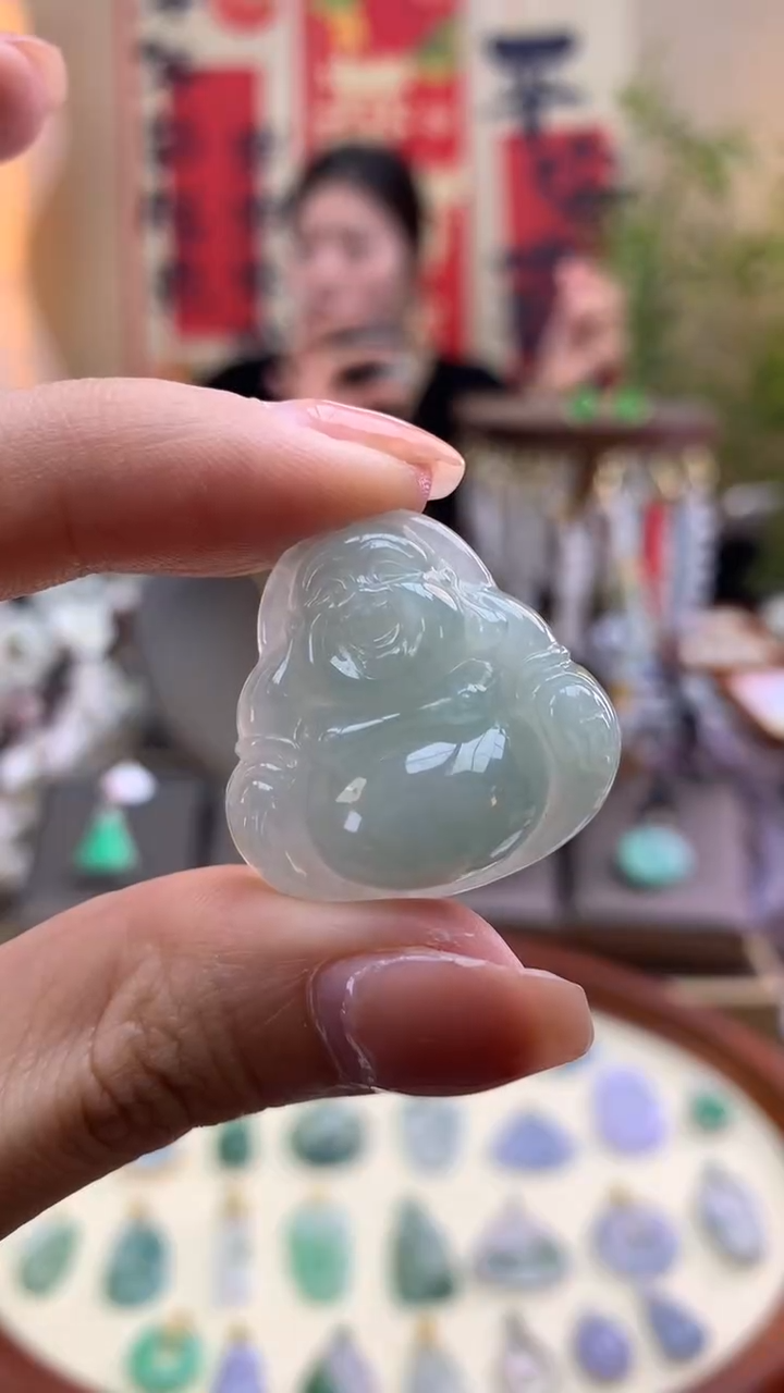 【闪购商品】翡翠颈饰未镶嵌佛公