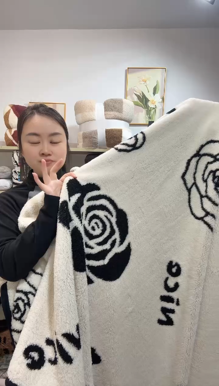 聚酯纤维150*200山茶花