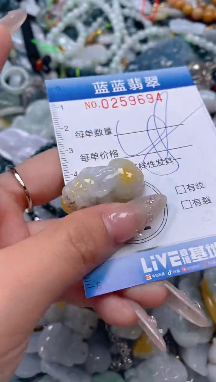 翡翠未镶嵌颈饰闪购0259694