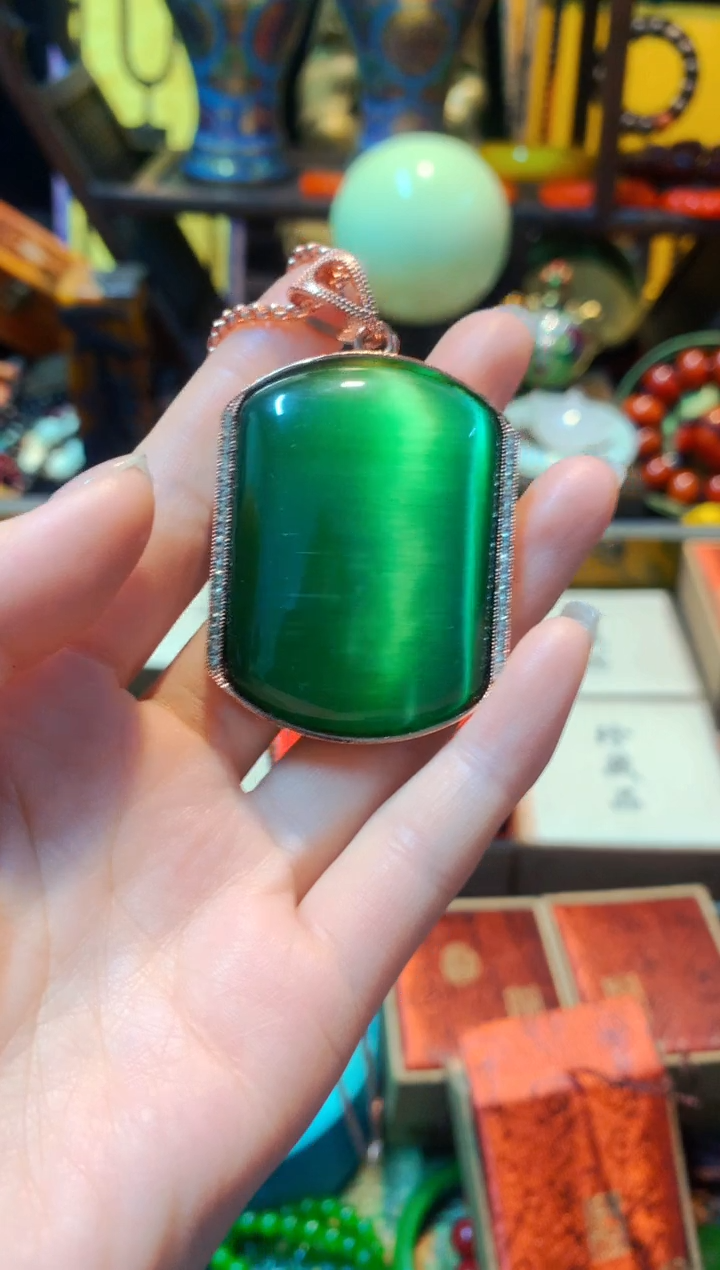 【闪购商品】和田玉（碧玉）挂件未镶嵌主播推荐主播推荐