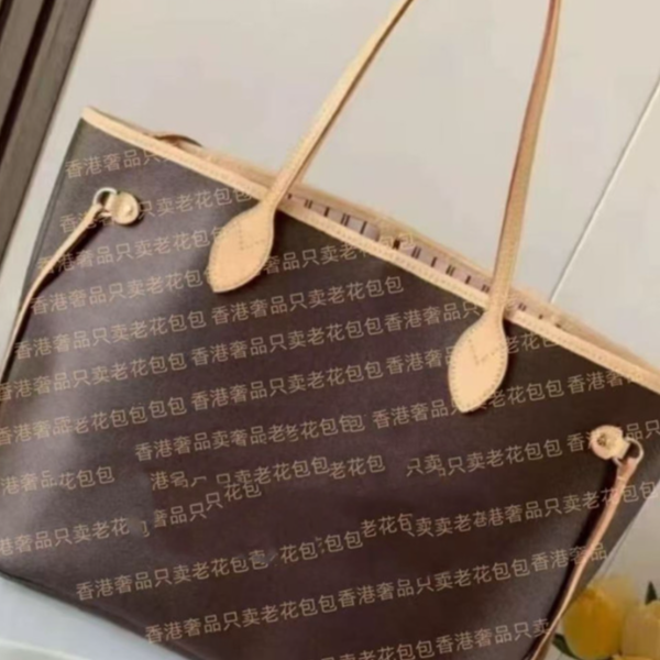 （购物袋/35cm）全钢五金 芯片版本 全套包装 经典版老花女包