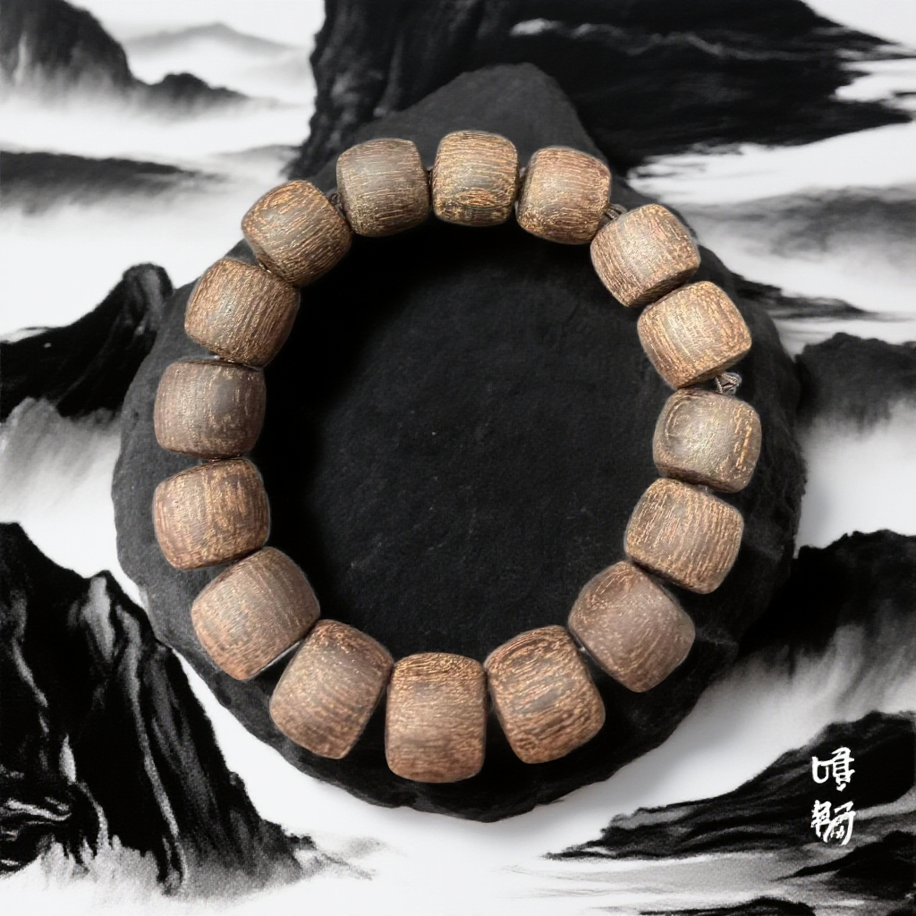 A478海南降真香文玩手串14mm