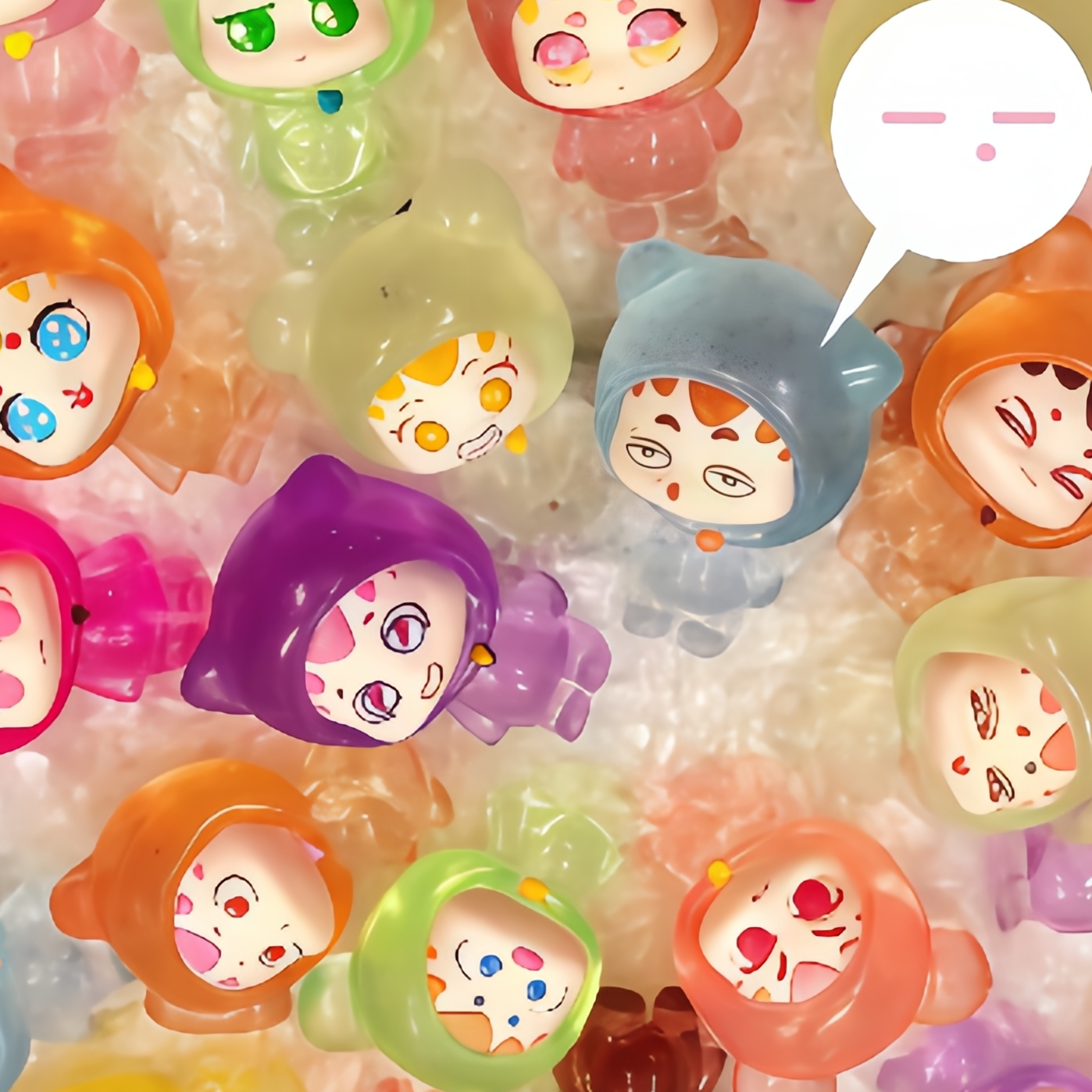 【老粉专拍】【乱拍直发商品萌粒】帽兜萌粒摆件【定制摆件】