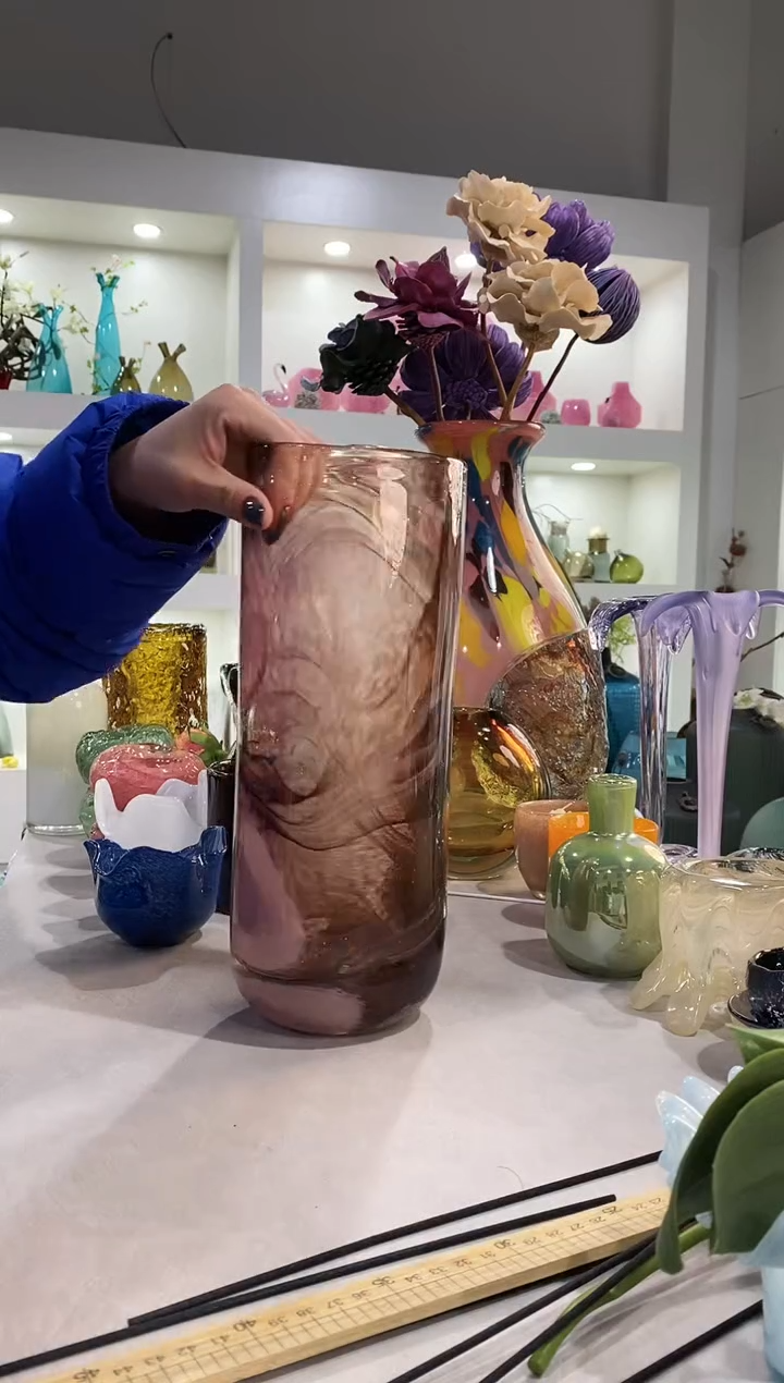 慕忆家手作琉璃花瓶