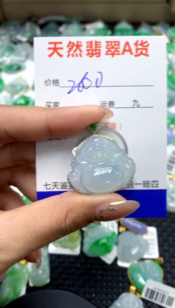 【闪购商品】翡翠颈饰18K金镶嵌111111111