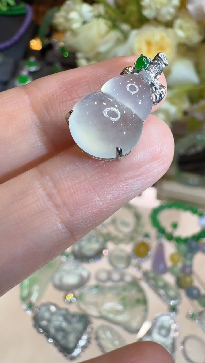 【闪购商品】翡翠吊坠(不含链)18K金镶嵌多样性团购发一件