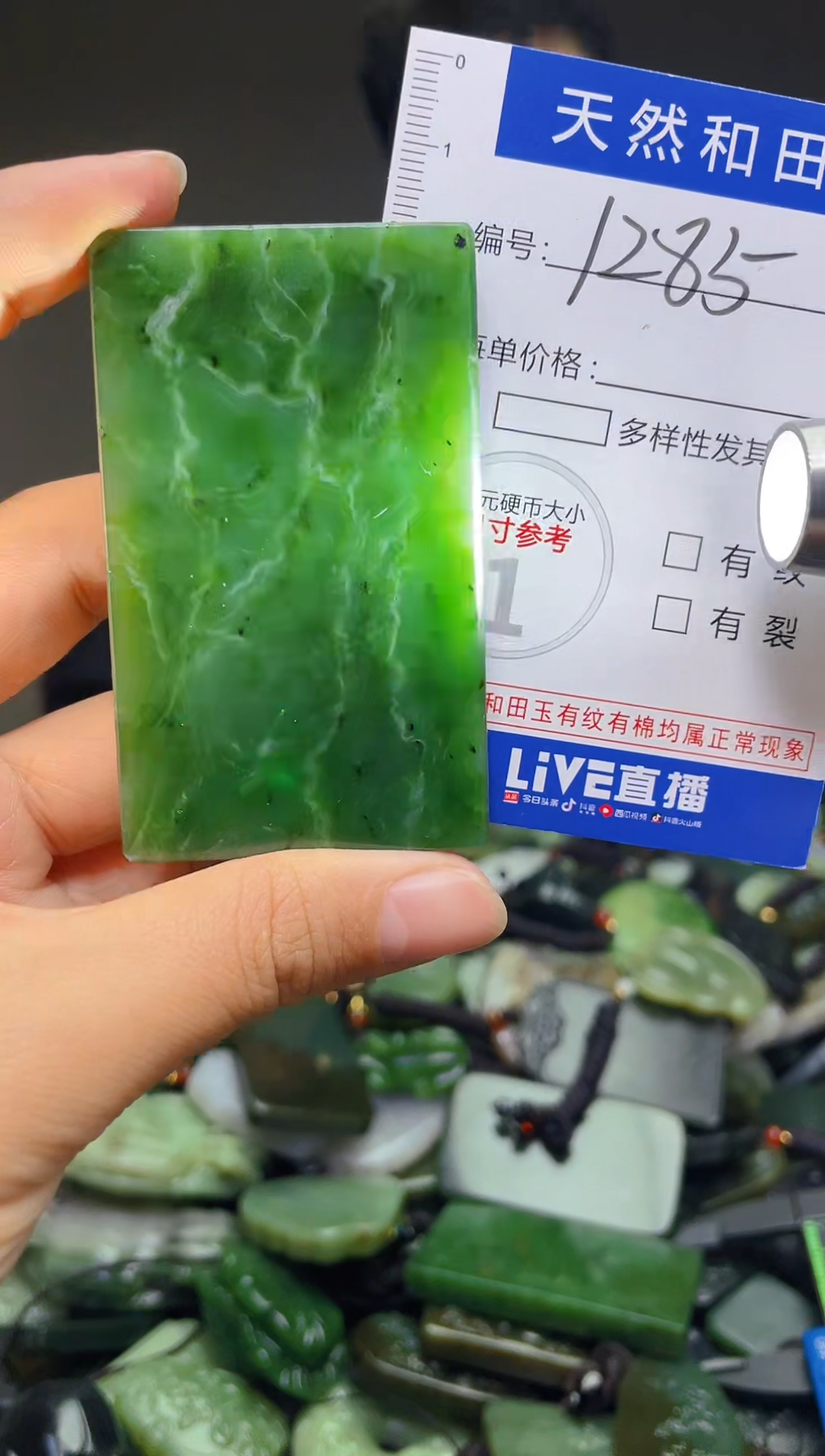 颈饰未镶嵌和田玉1285