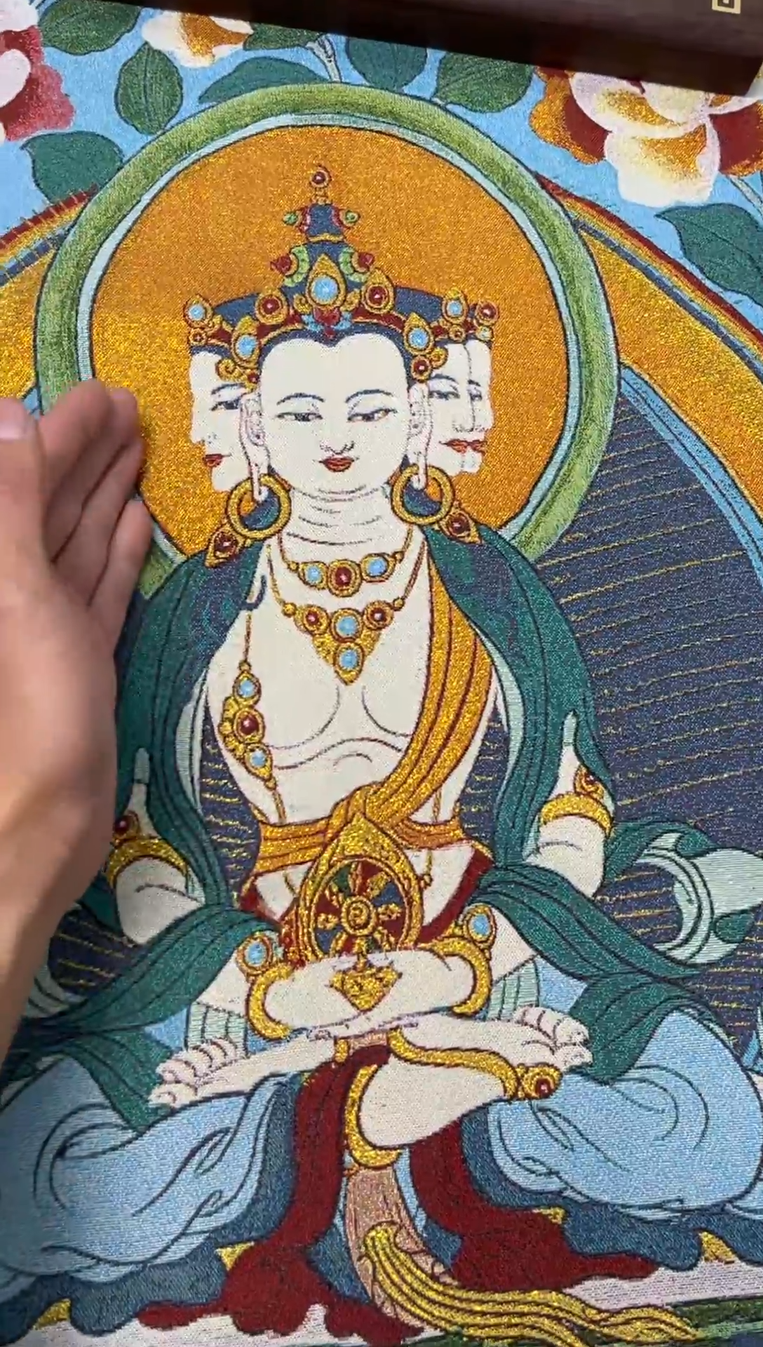 卷轴画老三的唐卡tk16