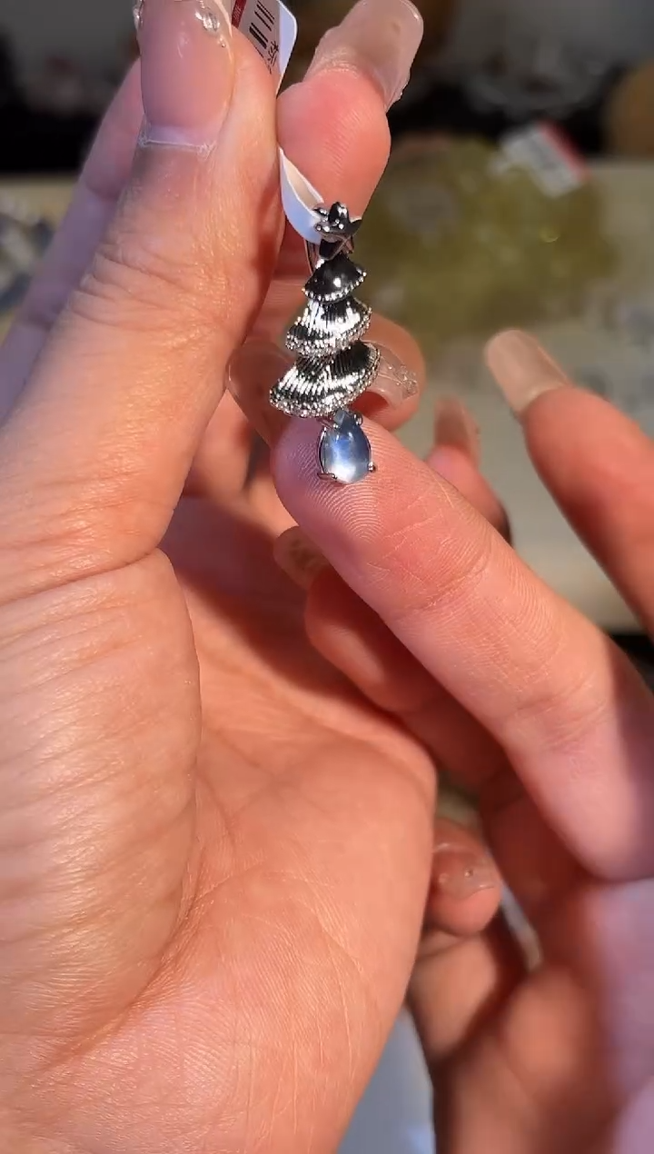 未镶嵌吊坠(不含链)海蓝宝石k324多样性发货一件