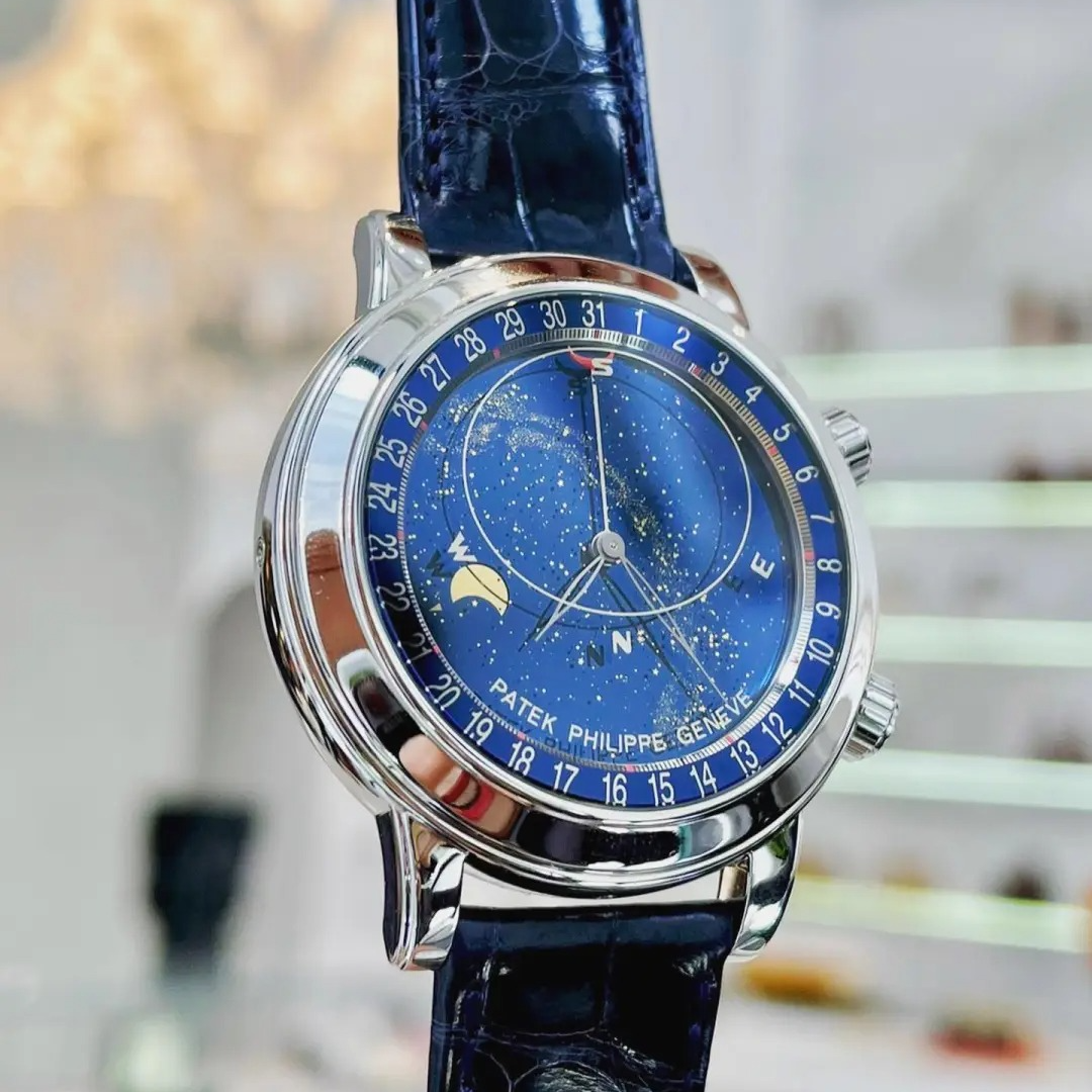 99新 Patek Philippe/百达翡丽 6102P星空腕表礼品成色