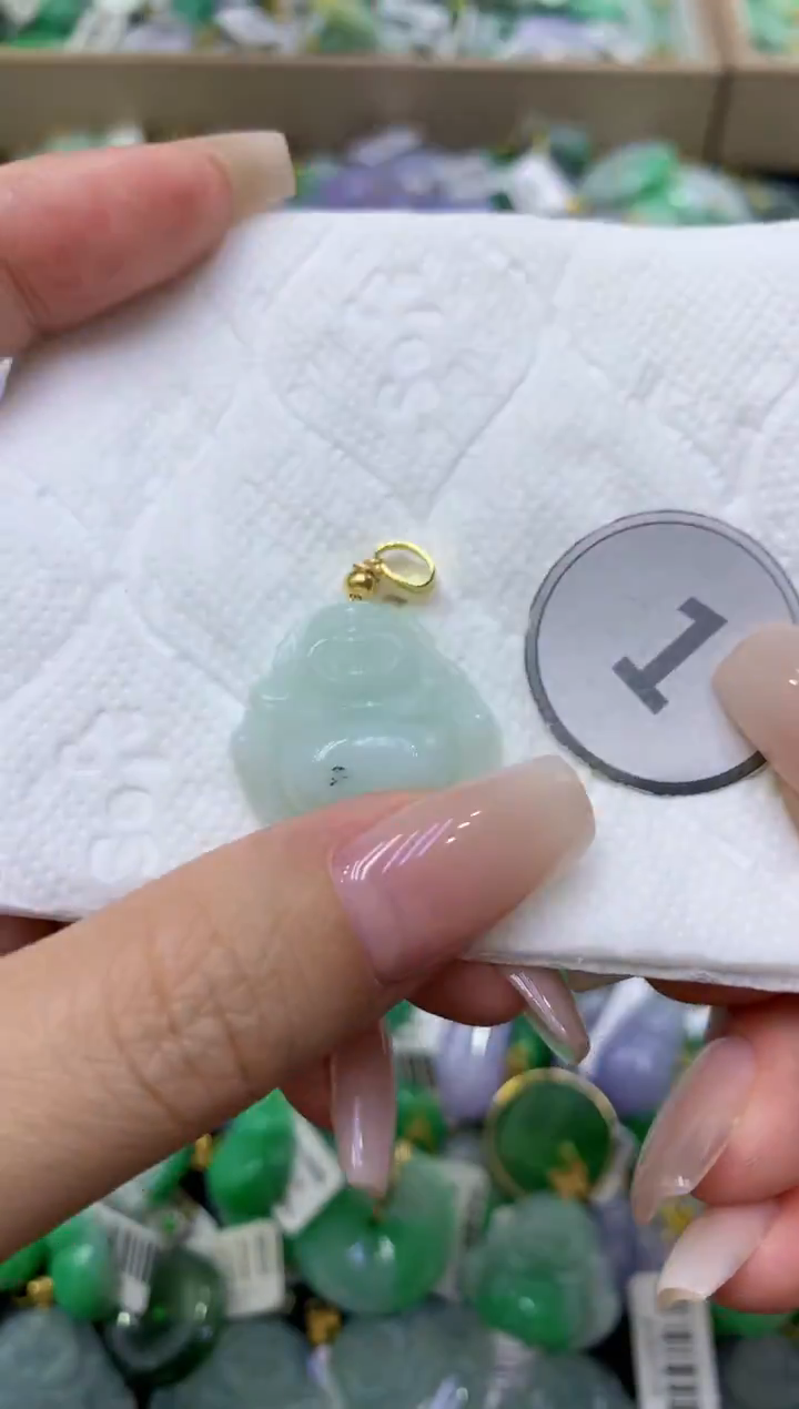 颈饰未镶嵌翡翠天然缅甸翡翠A货