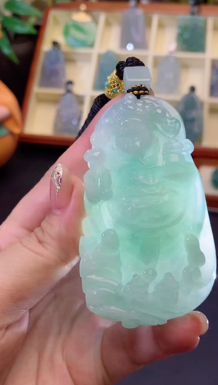 颈饰未镶嵌翡翠缅甸天然翡翠