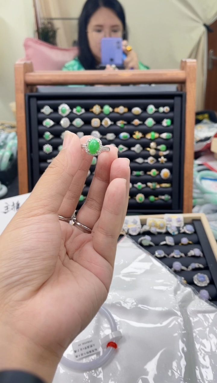 【闪购商品】翡翠戒指未镶嵌旦面戒指