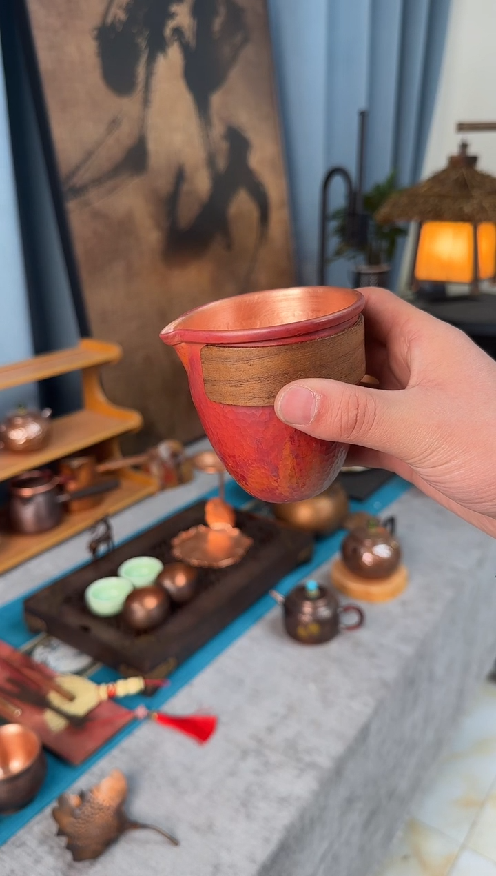 300毫升分茶器火烧色