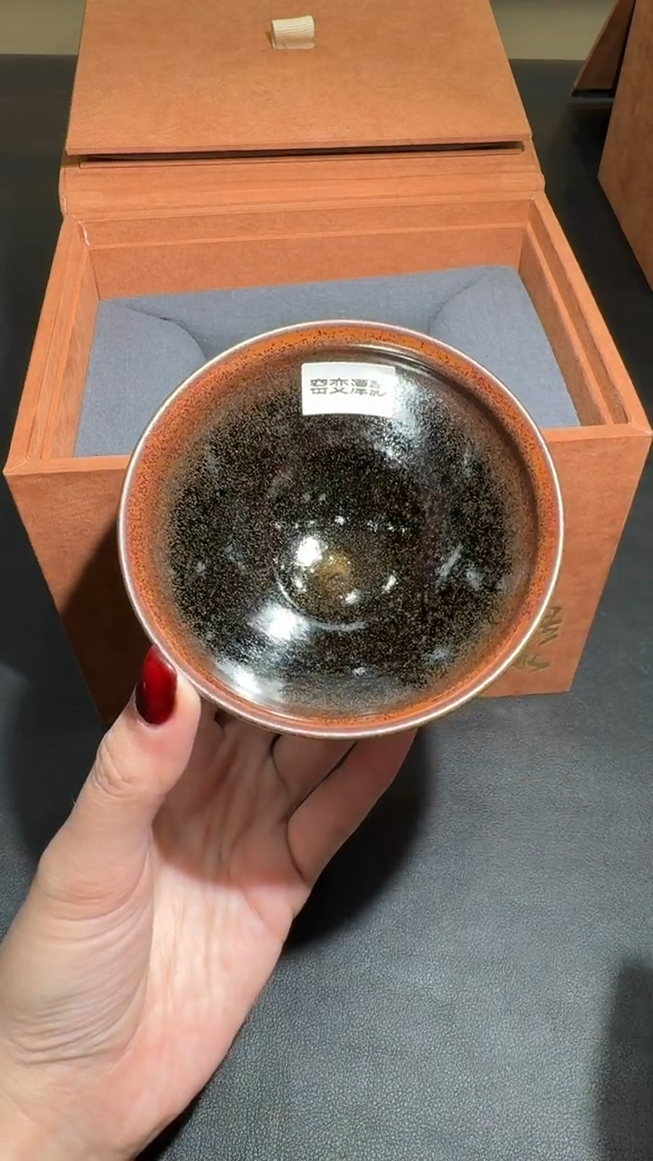 【闪购商品】茶盏建盏故事许家有龙窑柴烧停烧款59