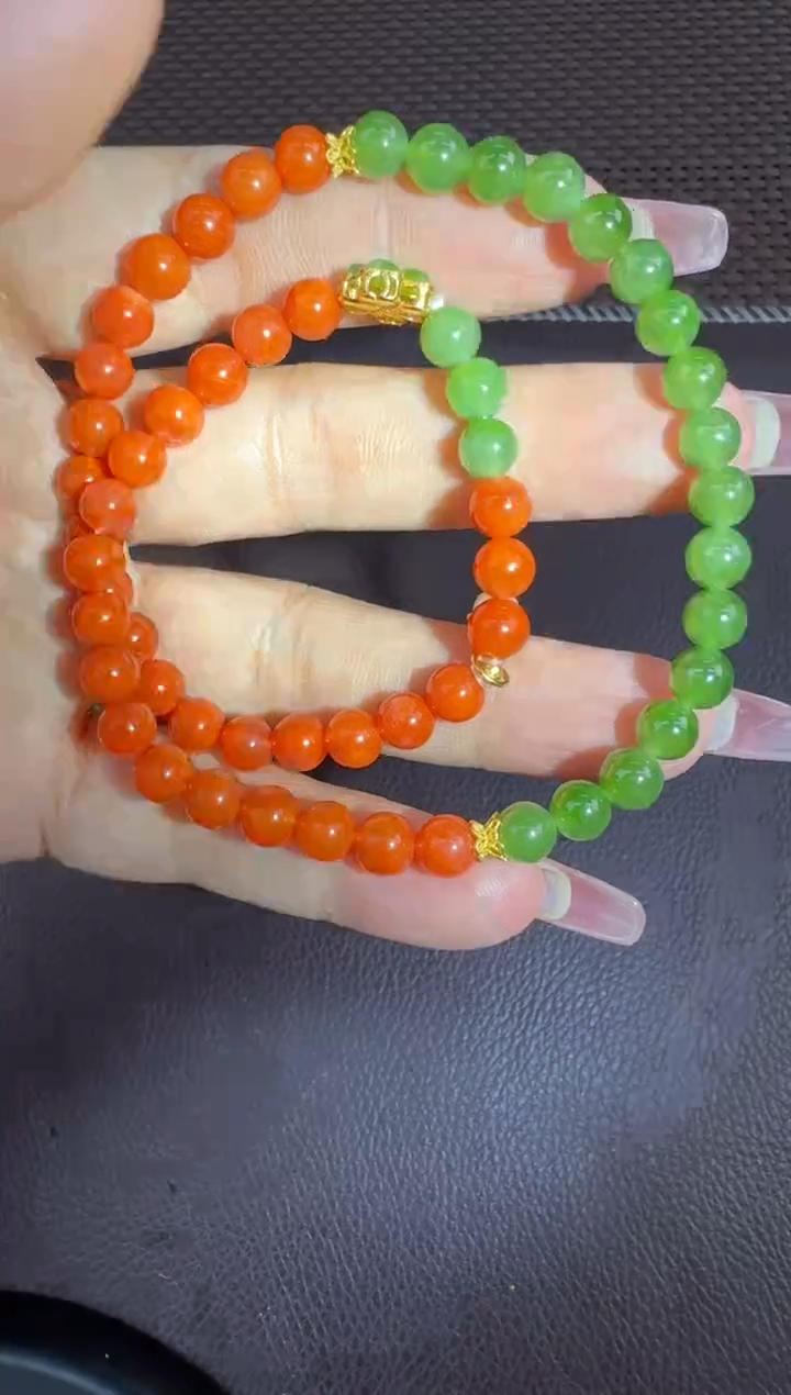 【闪购商品】玛瑙/玉髓手串未镶嵌5-6多样性，发一