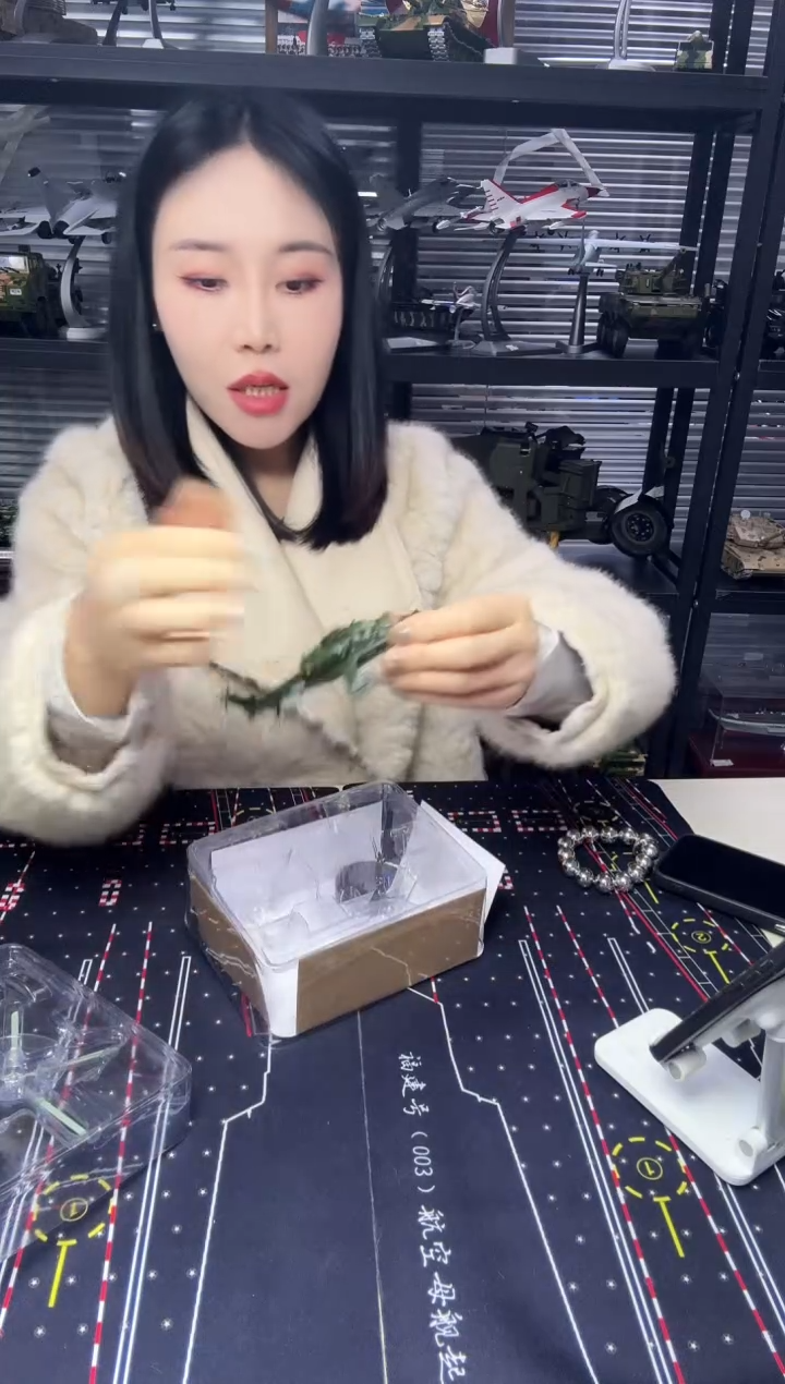 1/100合金飞机模型直10 