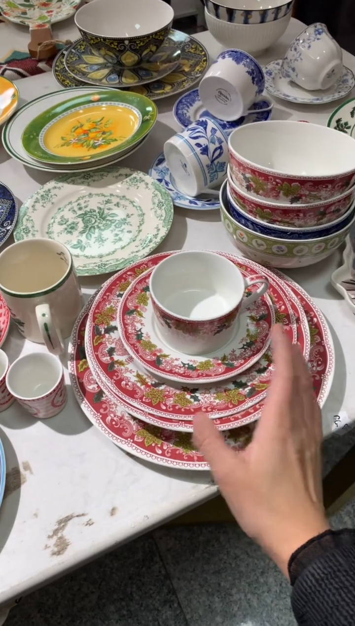 【闪购商品】瓷片CC014陶瓷没有完美无瑕陶瓷五件套