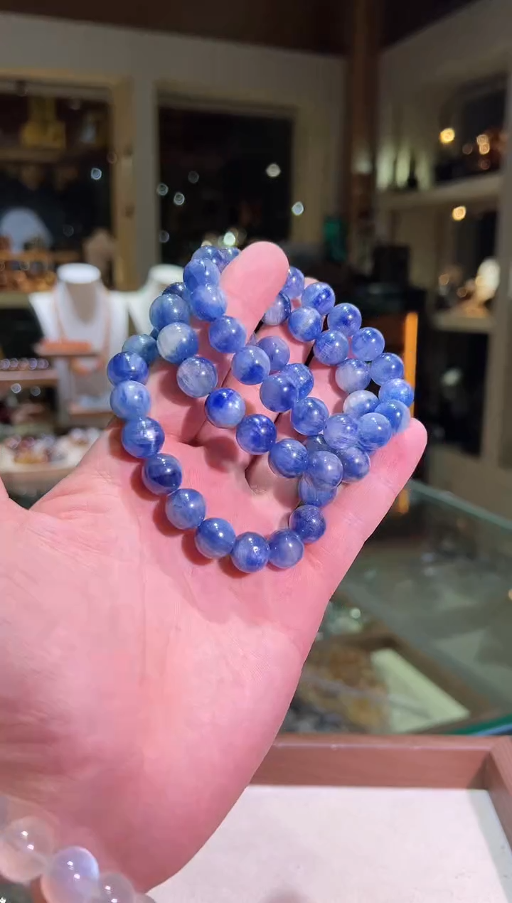 手串蓝晶石未镶嵌11mm+蓝晶石（多样性发一）