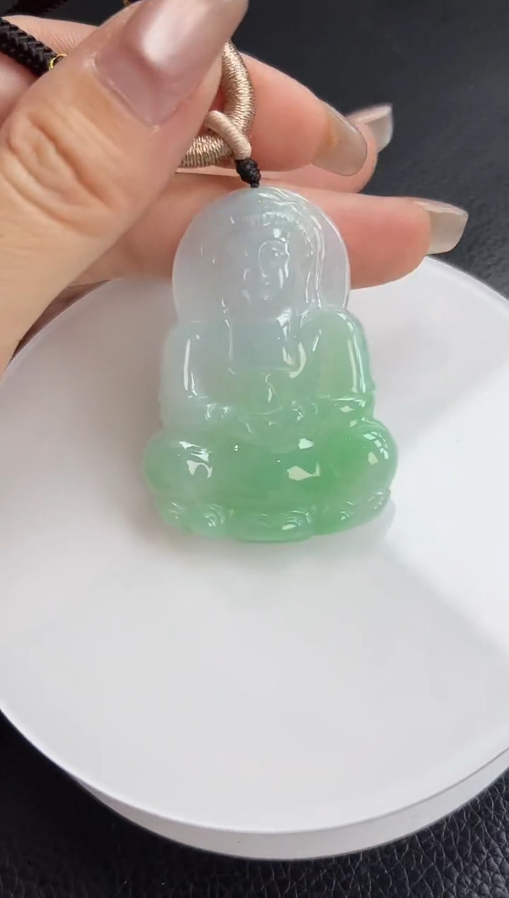 【闪购商品】翡翠颈饰未镶嵌观音
