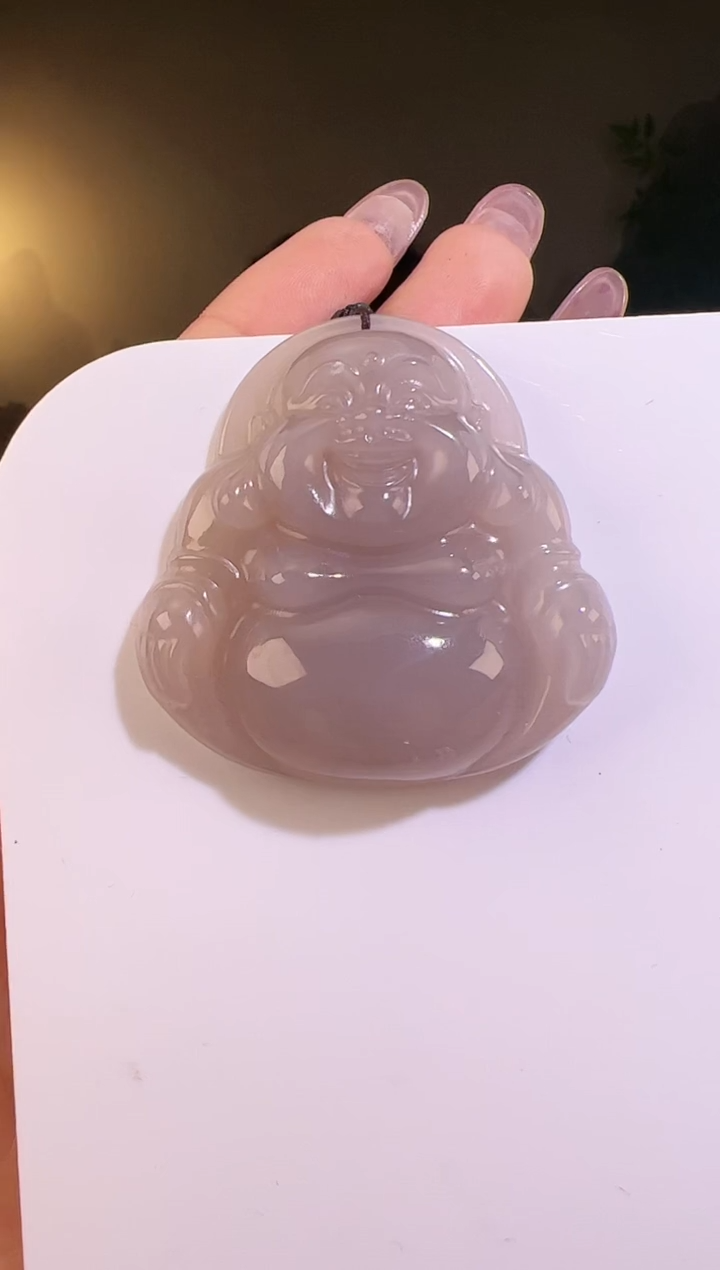 【闪购商品】和田玉颈饰未镶嵌带包容佛公4246