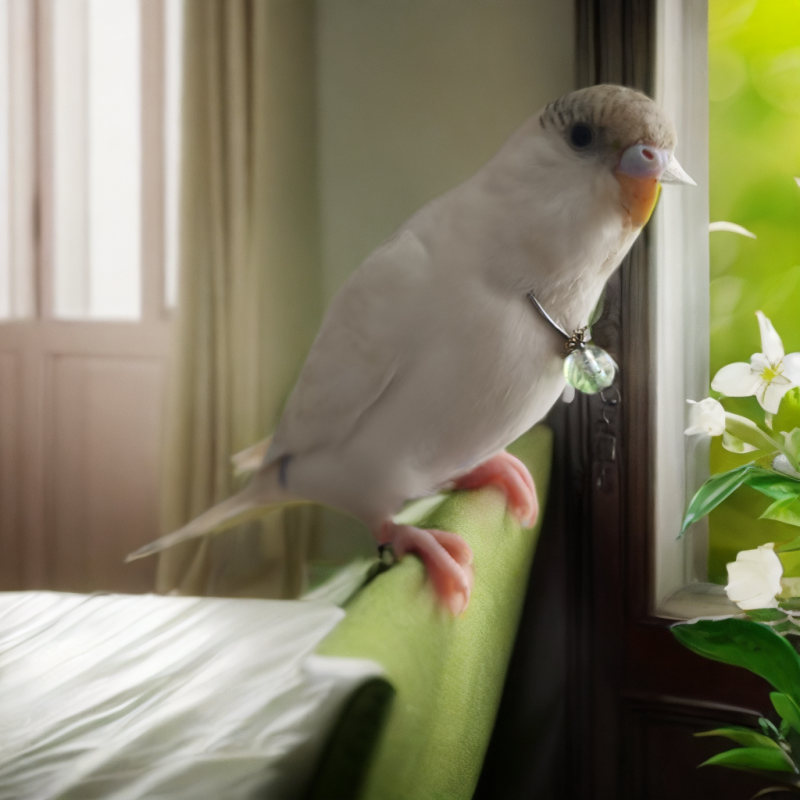 大头虎皮鹦鹉技能鸟宠物鸟一物一拍