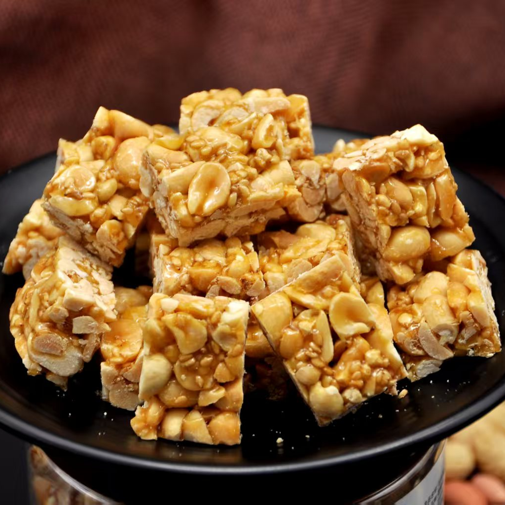 安徽特产花生酥香酥脆可口茶点零食花生糖