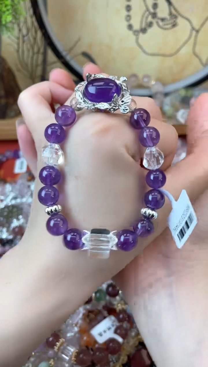 紫晶手链未镶嵌203手串