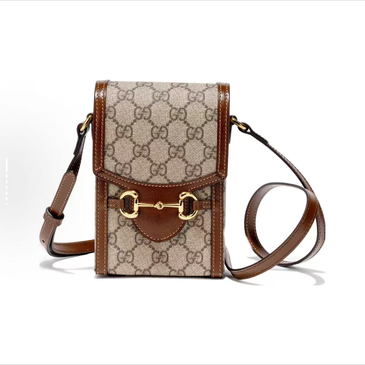 99新 GUCCI/古驰 古驰1955马衔扣帆布包