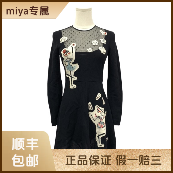 妃鱼/Red—Valentino/羊毛/连衣裙/95新/M3/13