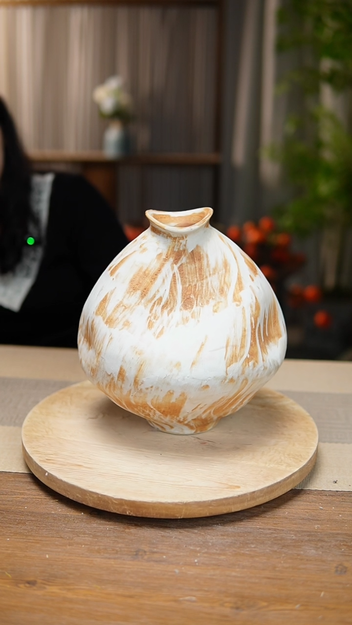 【闪购商品】陶瓷花器诧寂黄大肚