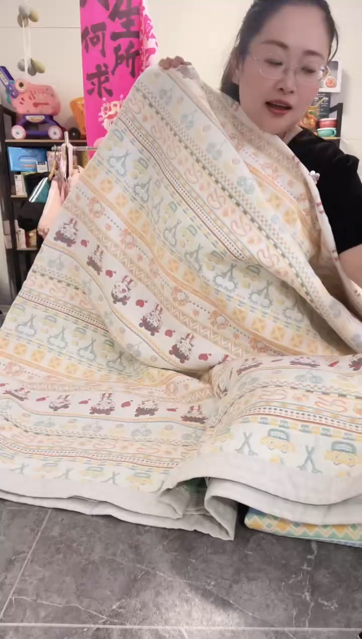 2.4*2.5六层纱软凉席哪吒