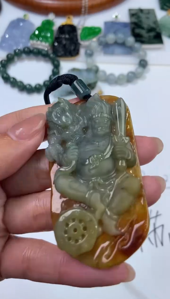 【闪购商品】翡翠未镶嵌挂件2202521   