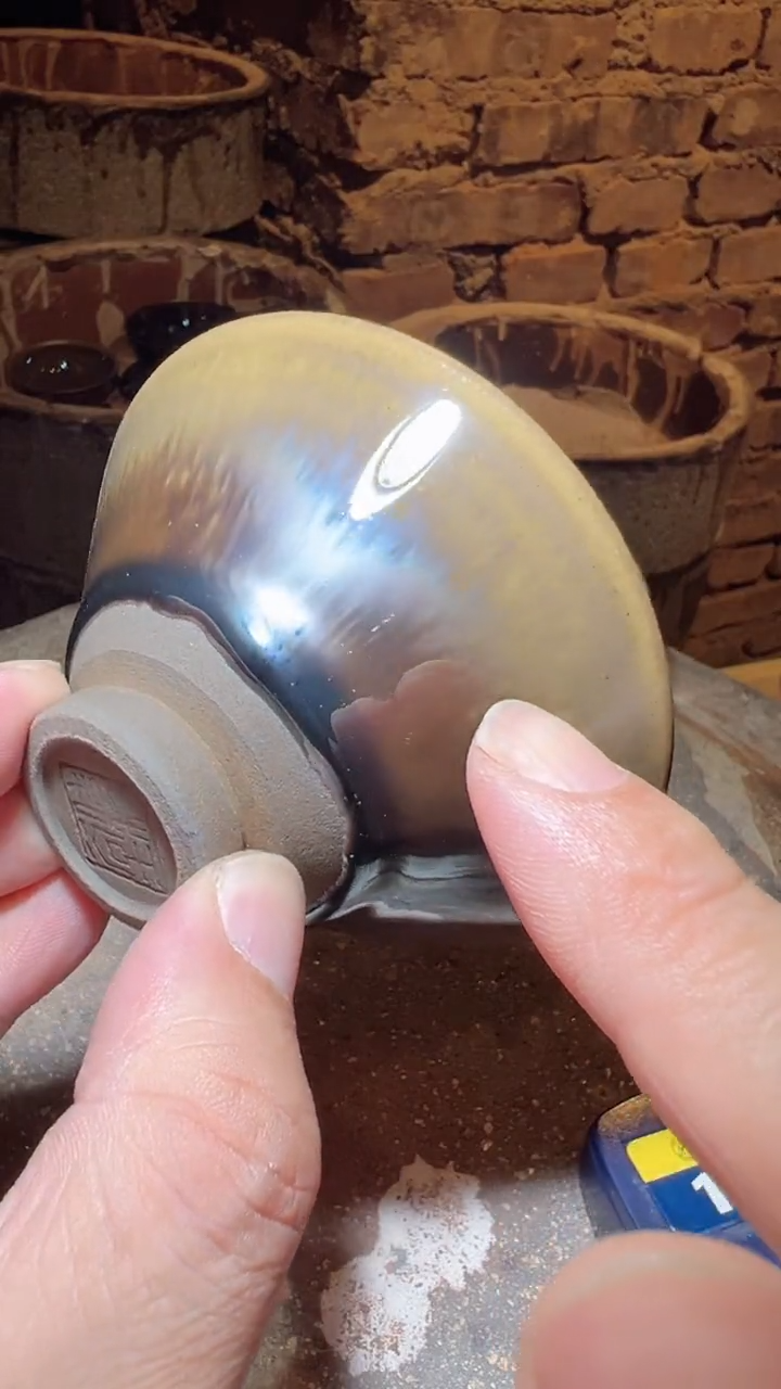 茶盏8柴烧建盏主人杯