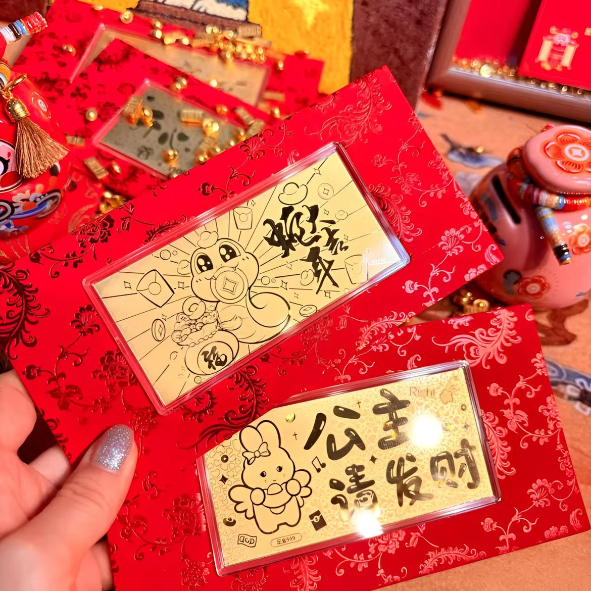 【主播代拆】大福新年蛇年配饰新年送礼贺岁礼品压岁国潮创意DIY。