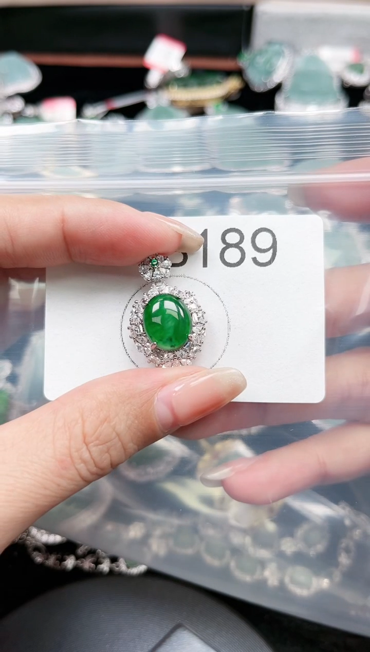 【闪购商品】翡翠颈饰未镶嵌189赠皮绳